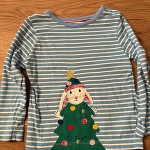 EUC 18-24 long sleeve Christmas tree bunny
